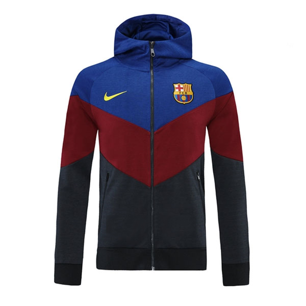 Chaqueta con Capucha Barcelona 2021/22 Azul